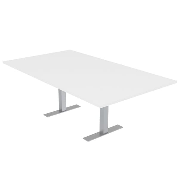 47.25 in W, 71.5 in L, 29 in H, Engineered Wood Top, White